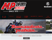 Tablet Screenshot of mp-team.fi
